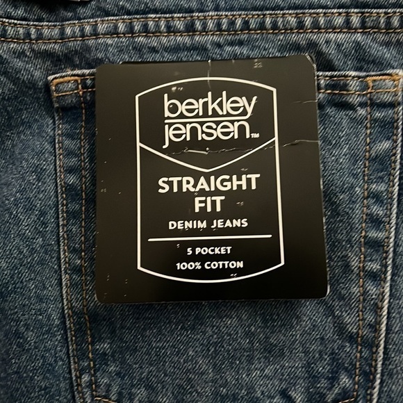 Berkley Jensen Men’s Straight Fit Denim Jeans 44Wx29L NWT - Picture 7 of 11